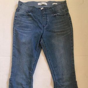 Leggings jeans flair boot cut blue jeans no zipper jeans Kenneth Cole jeans